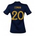 Billige Frankrike Kingsley Coman #20 Hjemmetrøye Dame VM 2022 Kortermet